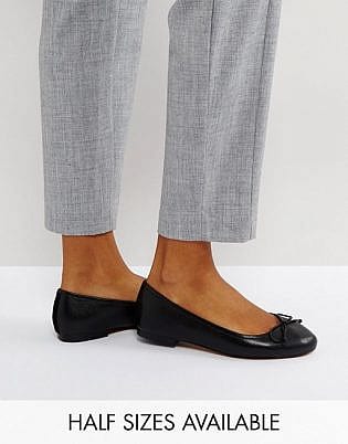 ballet flats and leggings