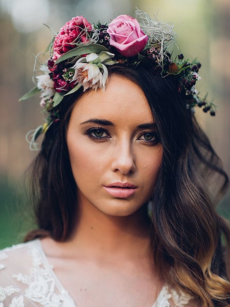 Bohemian Wedding Makeup1