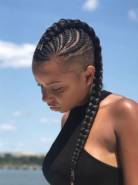 Featured image of post Cornrow Braids With Fade - Take the strand that&#039;s at the front.