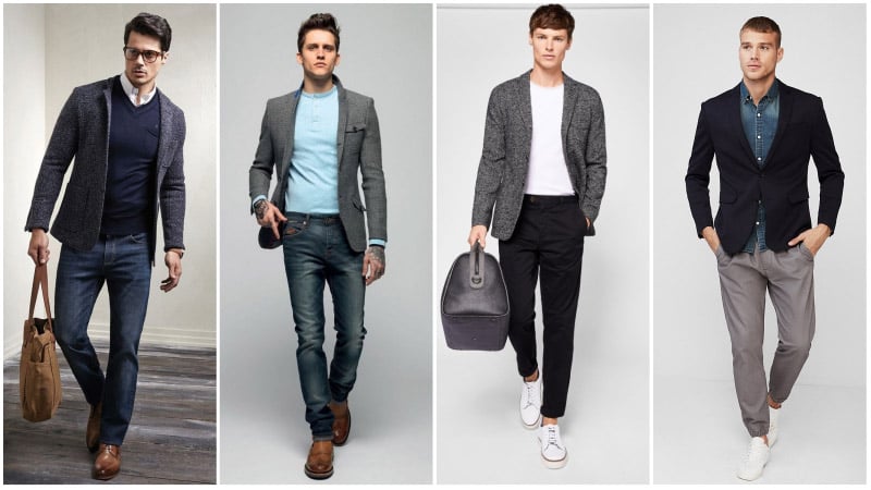 informal blazer style