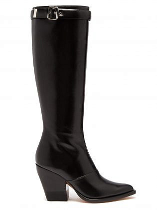 Chloe Knee High Leather Boots