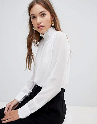 Glamorous High Neck Blouse