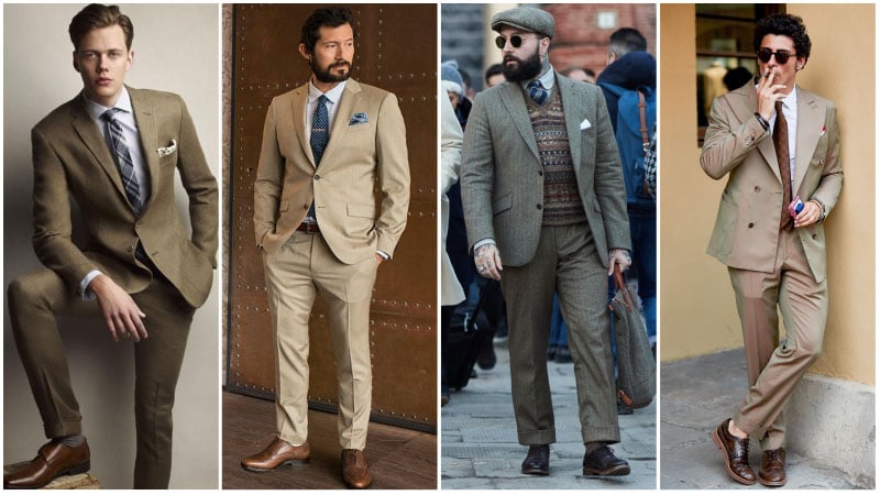 How to Wear a Khaki Suit ( Men's Style Guide) - The Trend Spotter