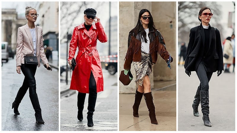 How to Wear Knee High Boots - The Trend 