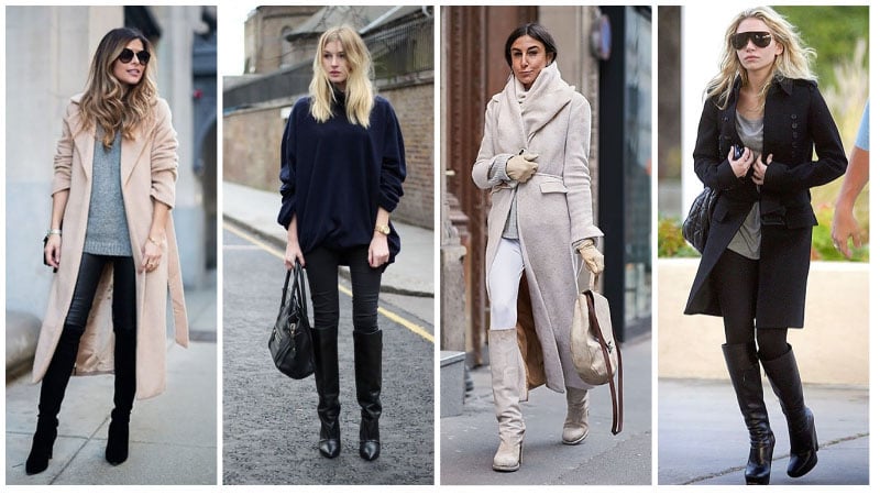 How to Wear Knee High Boots - The Trend 