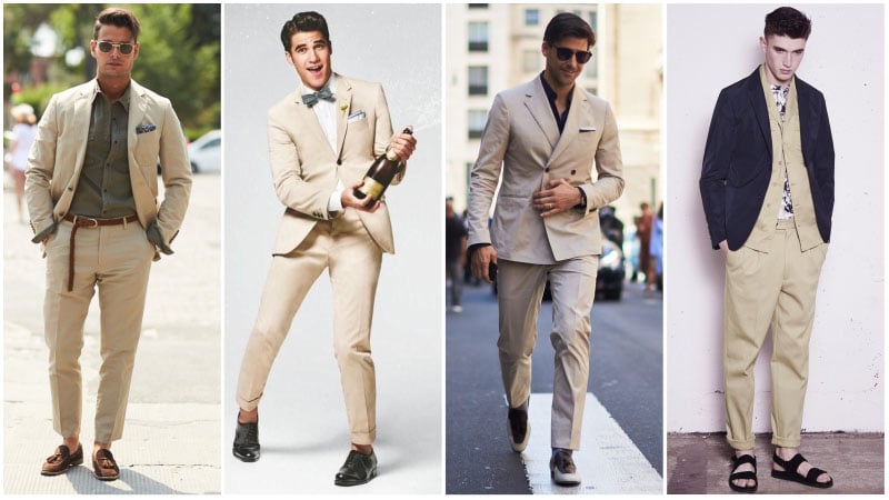 Light Khaki Suit