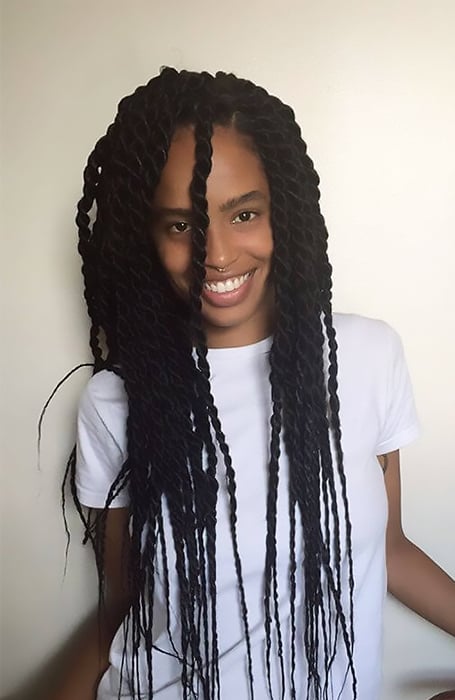 Long And Natural Senegalese Twist