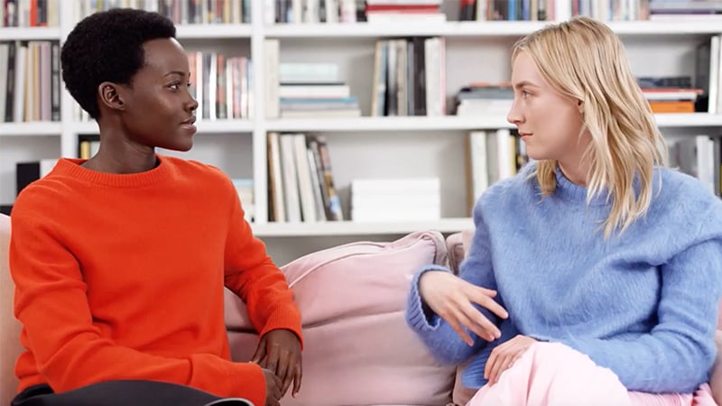 Lupita Nyong'o And Saoirse Ronan Calvin Klein Cover