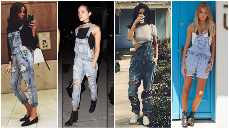 5 Ways to wear denim dungarees