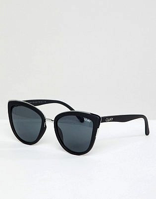Quay Australia My Girl Cat Eye Sunglasses In Black