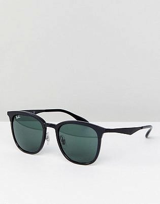 Ray Ban 0rb4278 Square Sunglasses In Black 51mm