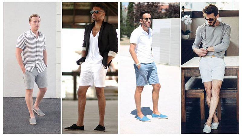 summer mens shoes with shorts
