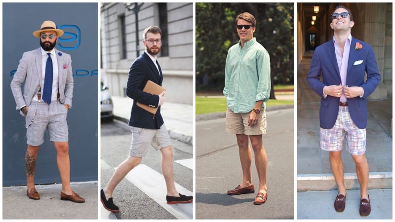 mens summer shoes with shorts 2019