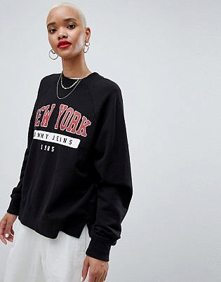 Tommy Jeans Sweatshirt With New York Logo