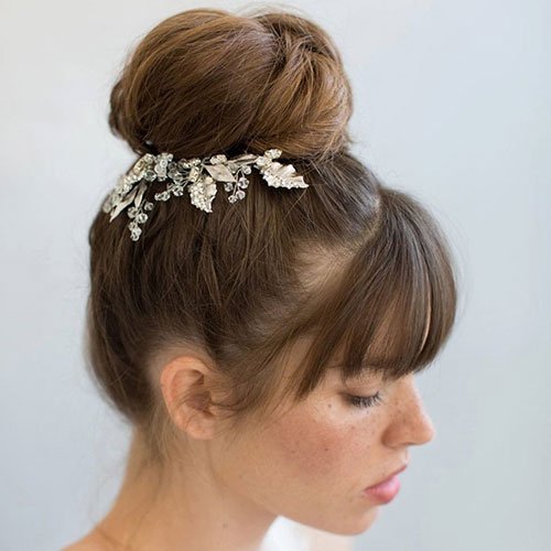 Top Knot Bridesmaid Hairstyles