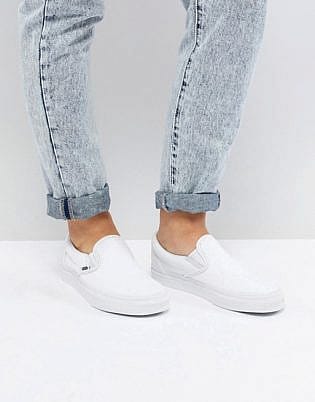 Vans Slip On Sneakers In White