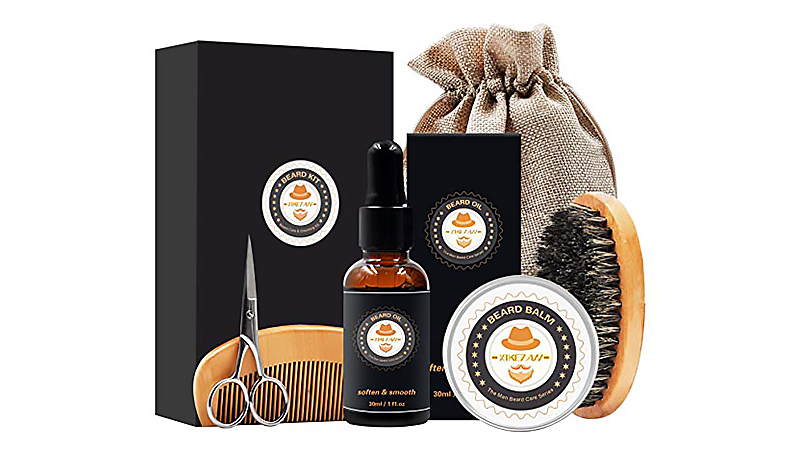 Xikezan Mens Gifts For Men Beard Care Grooming & Trimming Kit