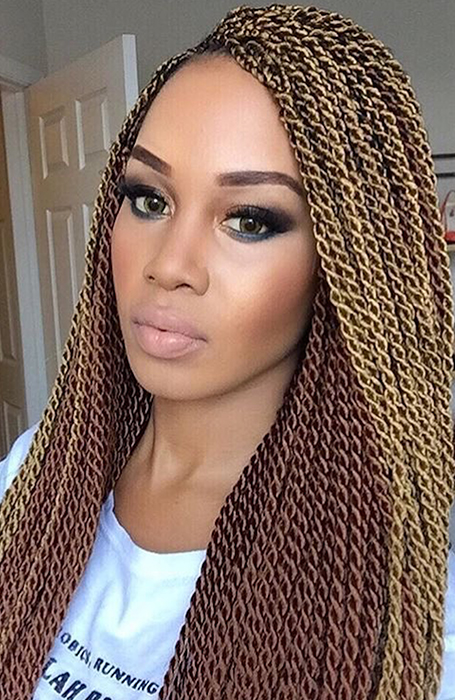 49 Senegalese Twist Hairstyles for Black Women  StayGlam