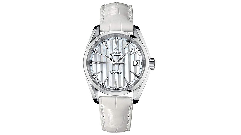 2. Omega Seamaster Aqua Terra Stainless Steel 38.5mm Diamond Watch