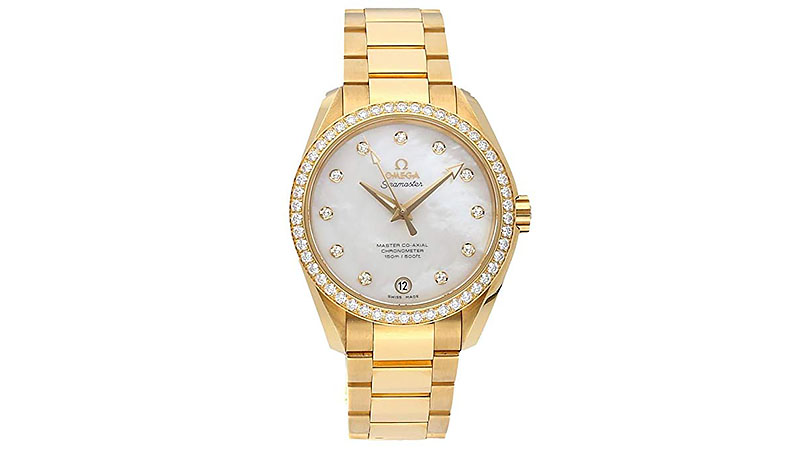 4. Omega Seamaster Automatic Self Wind Womens Watch