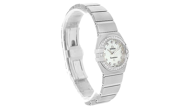7. Omega Constellation Polished Quartz 24mm Women's Watch