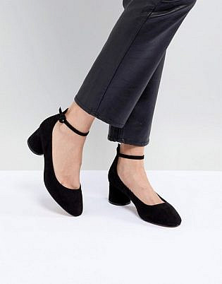 Asos Design Skyla Mid Block Heels