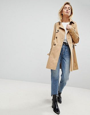 Asos Design Classic Trench Coat