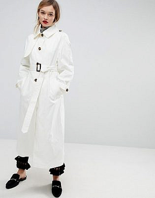 Asos Single Breasted Oversized Mac