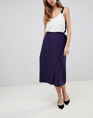 Asos Tailored Midi Simple Wrap
