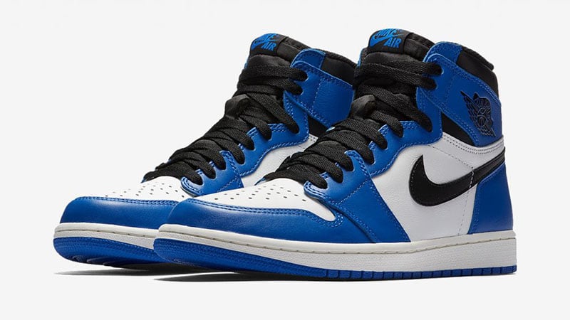 air jordan high tops blue