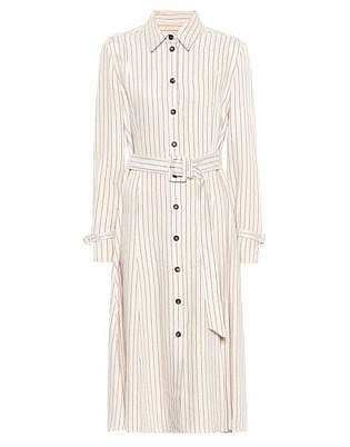 Altuzarra Fiona Striped Twill Shirt Dress