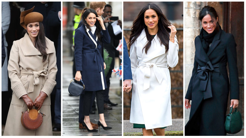 Belted Coat Meghan Markle