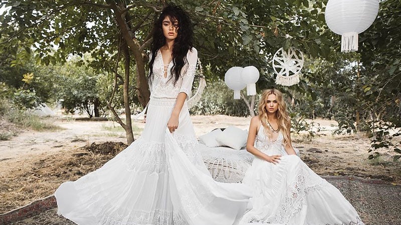 unique bohemian wedding dresses