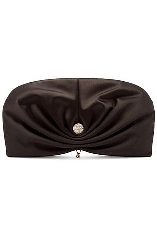 Vivien satin clutch bag