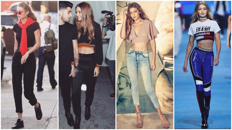 Gigi Hadid Style Crop Tops