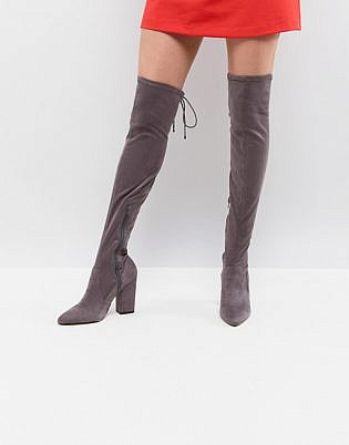 Lipsy Stretch Over The Knee Boot