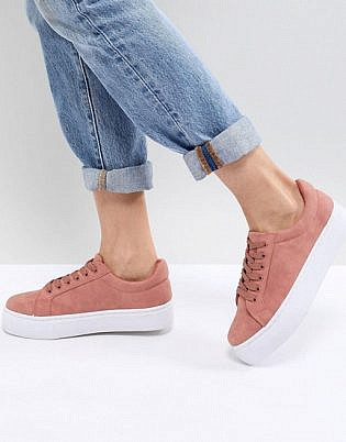 Pieces Sneaker With Chunky Sole