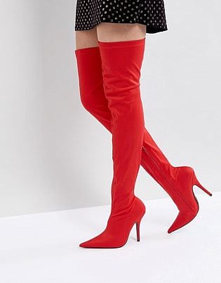 Public Desire Refuge Over The Knee Boots