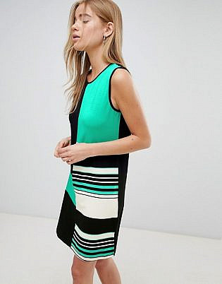 Vestido de Turno Colourblock de Qed London