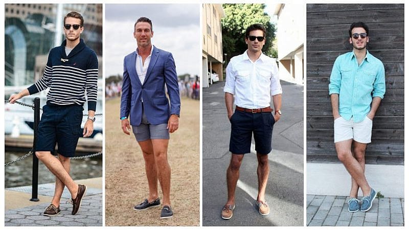 mens summer shoes with shorts 2019