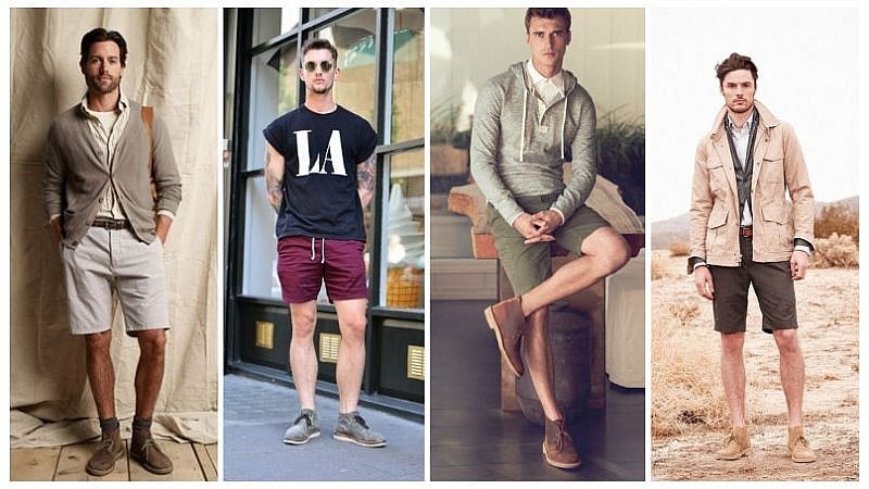 Shorts With Desert Boots