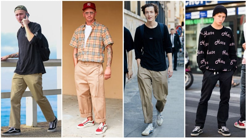 baggy skater trousers