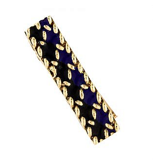 Tie Clip 14k Enamel Tie Clip