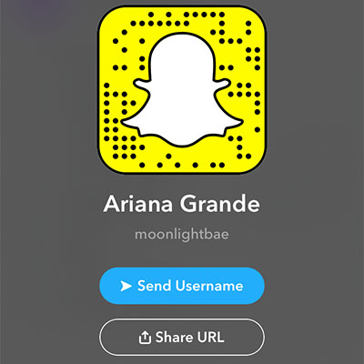 Ariana Grande Snap