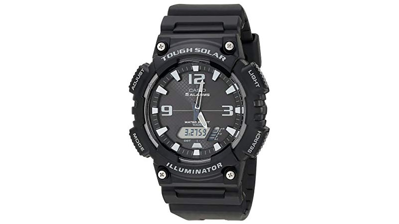 solar charged watch