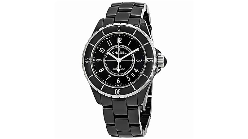 Chanel J12 Black Ceramic Automatic Midsize Unisex Watch