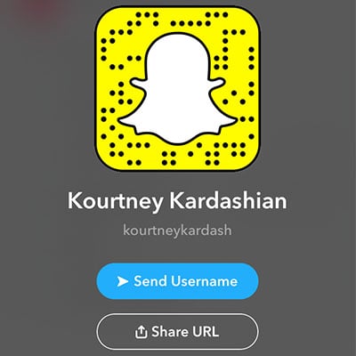 Kourtney Kardashian Snap