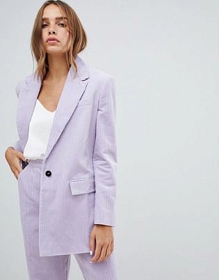 Asos Design Cord Tailored Blazer