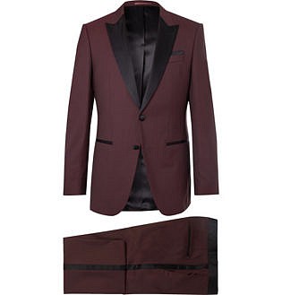 Boss Burgundy Tuxedo