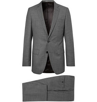 Boss Grey Slim Suit